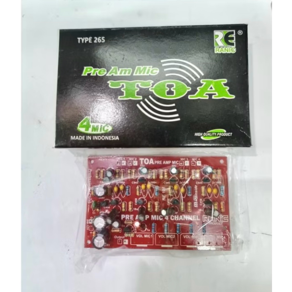 Ranic Kit Pre AM Mic TOA 4Chanel Model TOA Type (265)