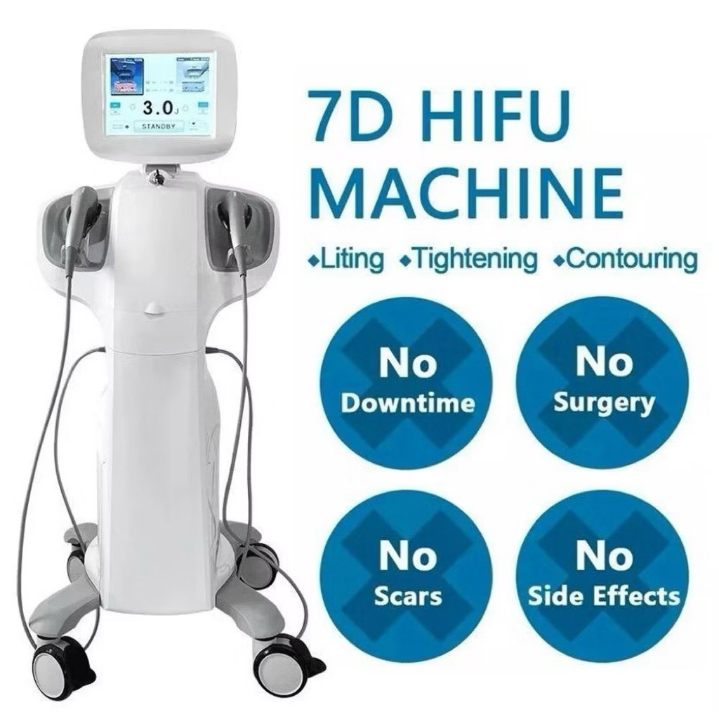 7D HIFU Ultrasound Facial Lifting Body Contouring Machine 7d hifu Anti Aging Beauty Equipment