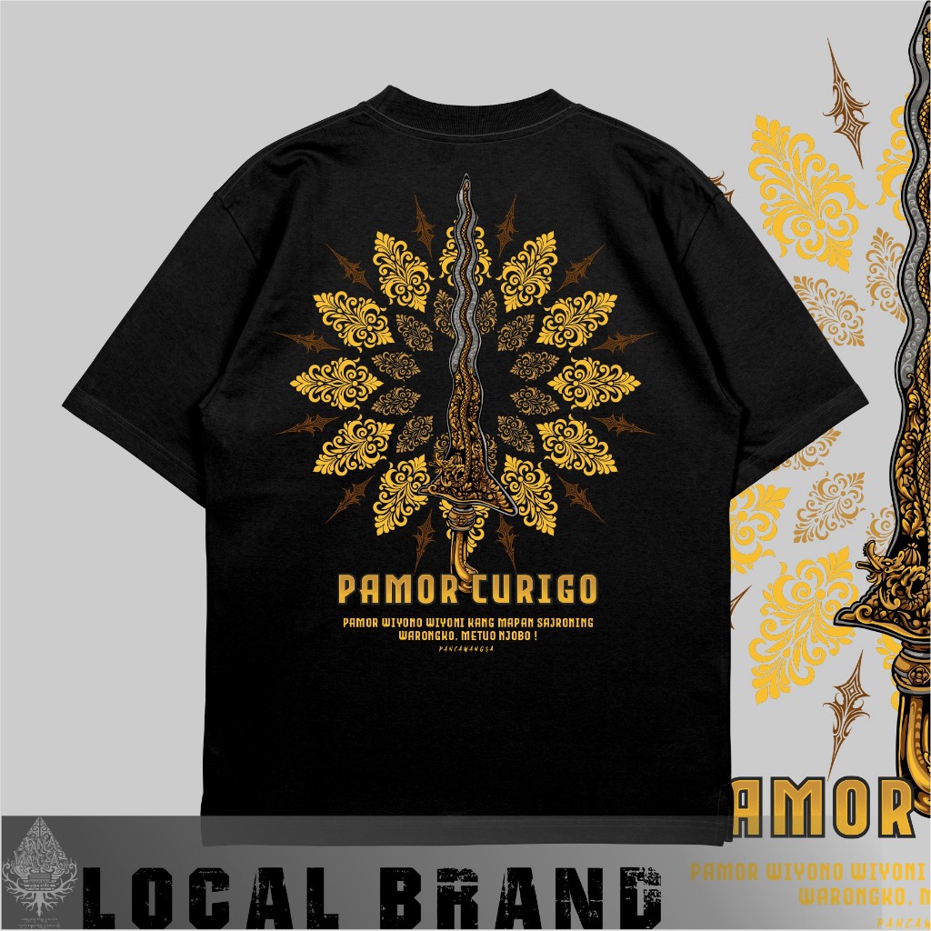 Pancawangsa | Kaos keris rojo nogo kinatah kaos pamor keris