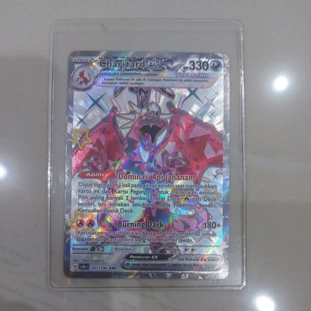 CHARIZARD EX SSR / TGC INDONESIA /pokemon card / kartu pokemon (Indonesia)