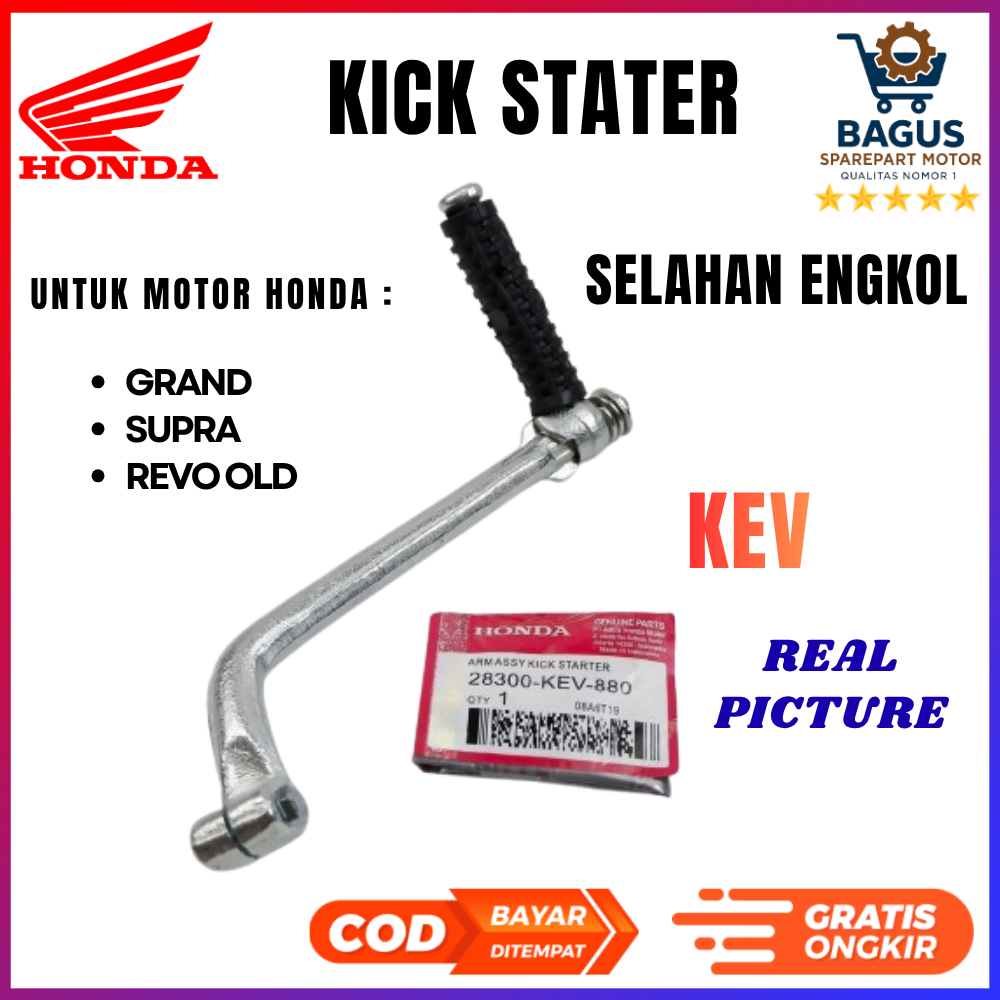 Selahan Engkol Stater Motor Honda Supra , Grand & Revo - KEV Part motor