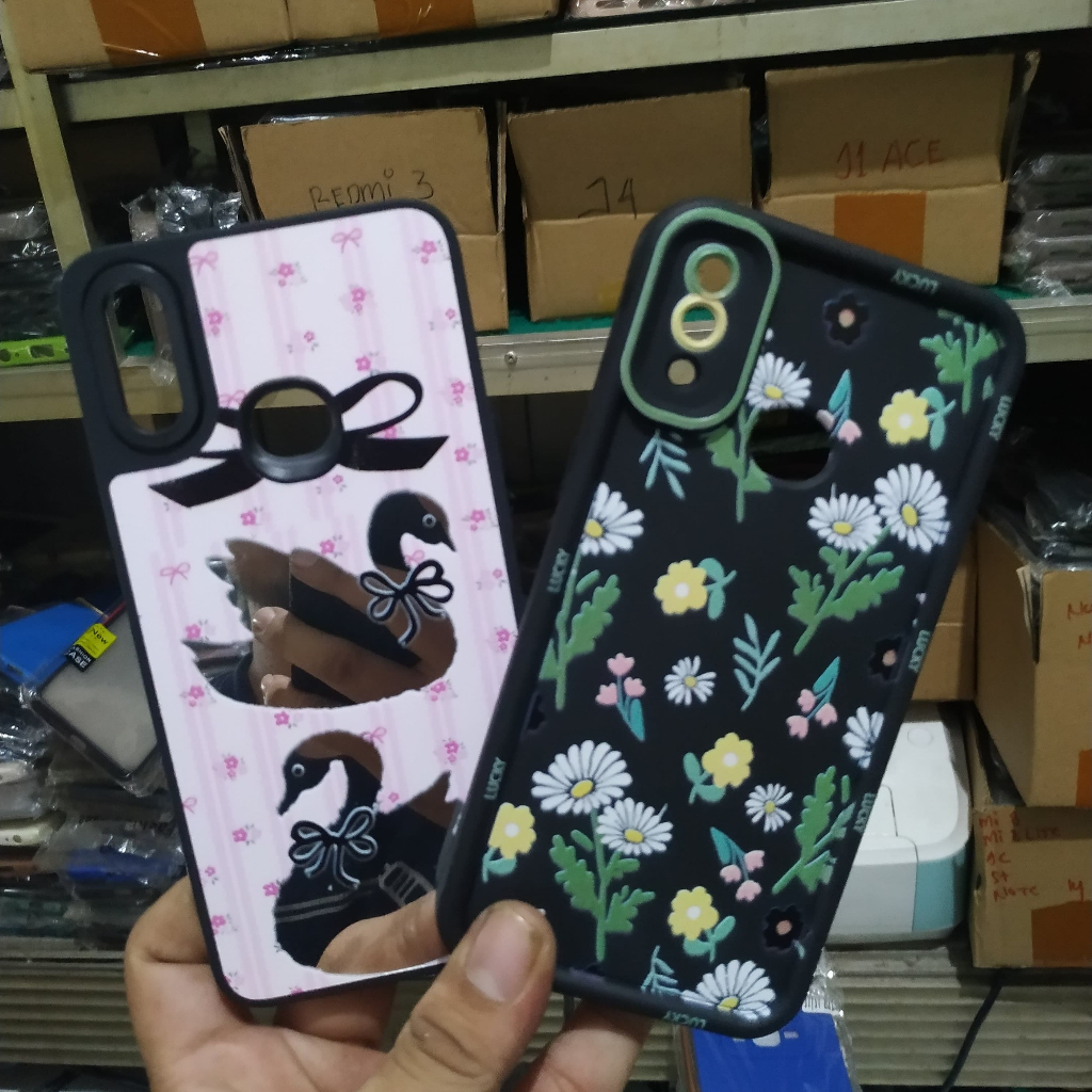 Case Samsung SM-A107F Softcase Gelombang Motif Buterfly Samsung Galaxy A10s