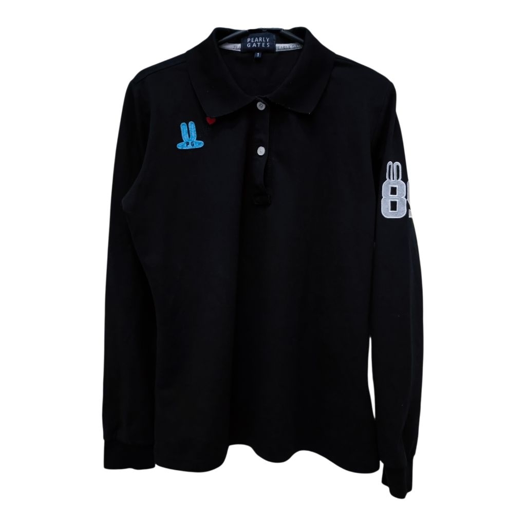 Long sleeve polo shirt Pearly gates women's 1