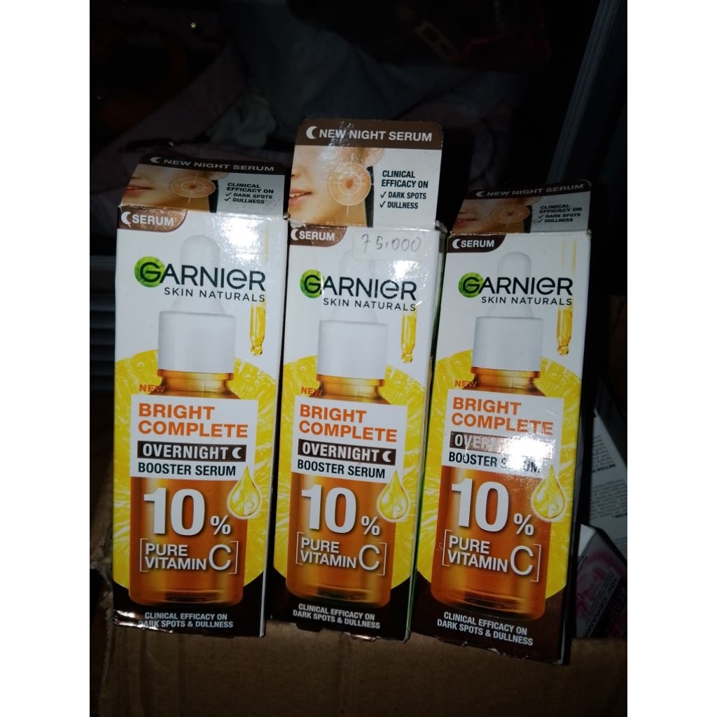 Serum garnier malam overnight serum garnier preloved