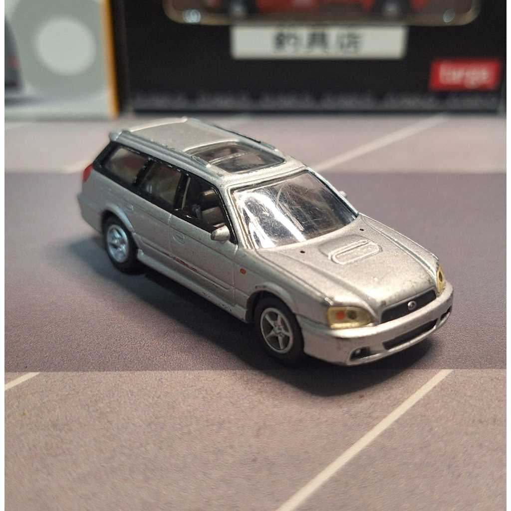 Diecast Real-X | Subaru Legacy Touring Wagon GT SIlver 1/72 Super Rare Murah Ban Karet