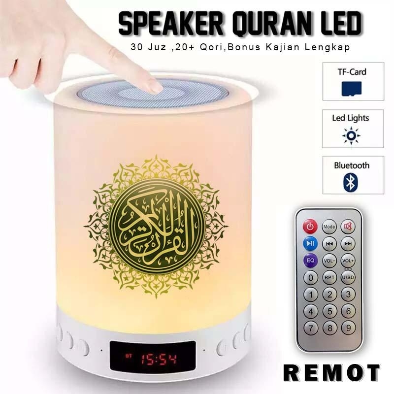 Speaker Murottal Al Quran Lengkap 30 Juz Plus Remote - Audio Al Quran - MP3 Quran - Speaker Lampu Al