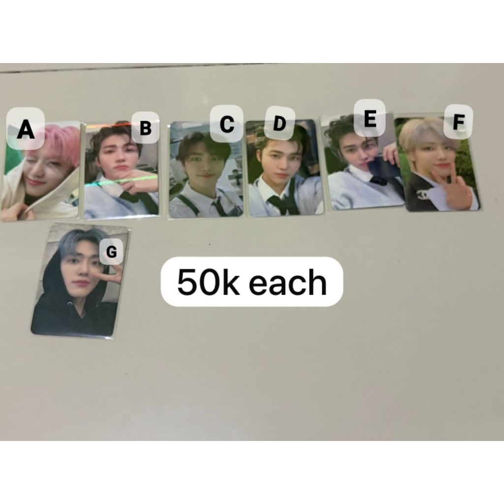 SERBA 50K want to sell wts jaemin hoodie photocard pc nct dream istj pob everline interasia candy pi