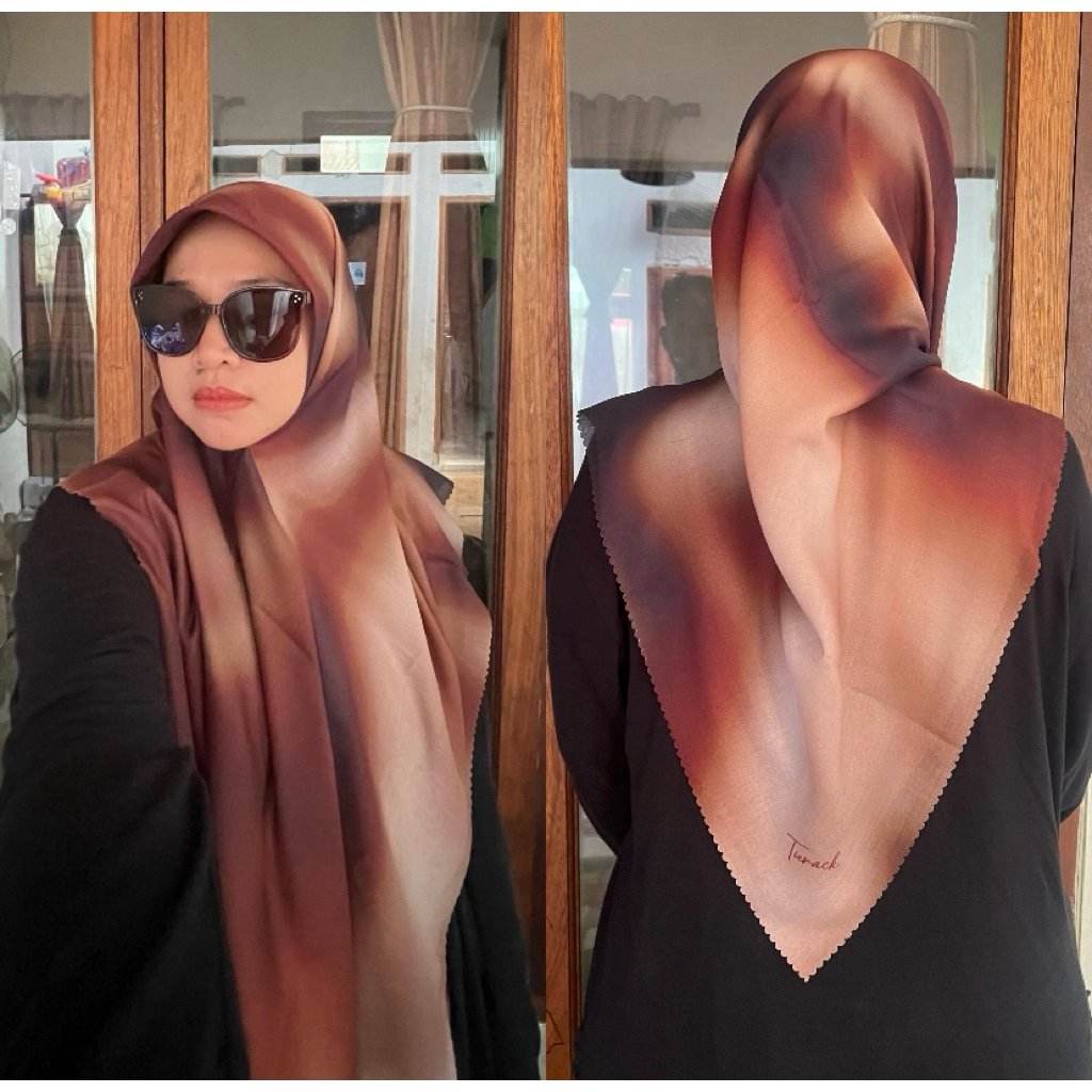 [Batch 3] Hijab Syari Tierack Eco Voal size 120 Motif tie-dye modern