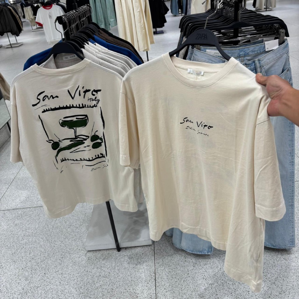 Jastipp. Tshirt Zara (Man)