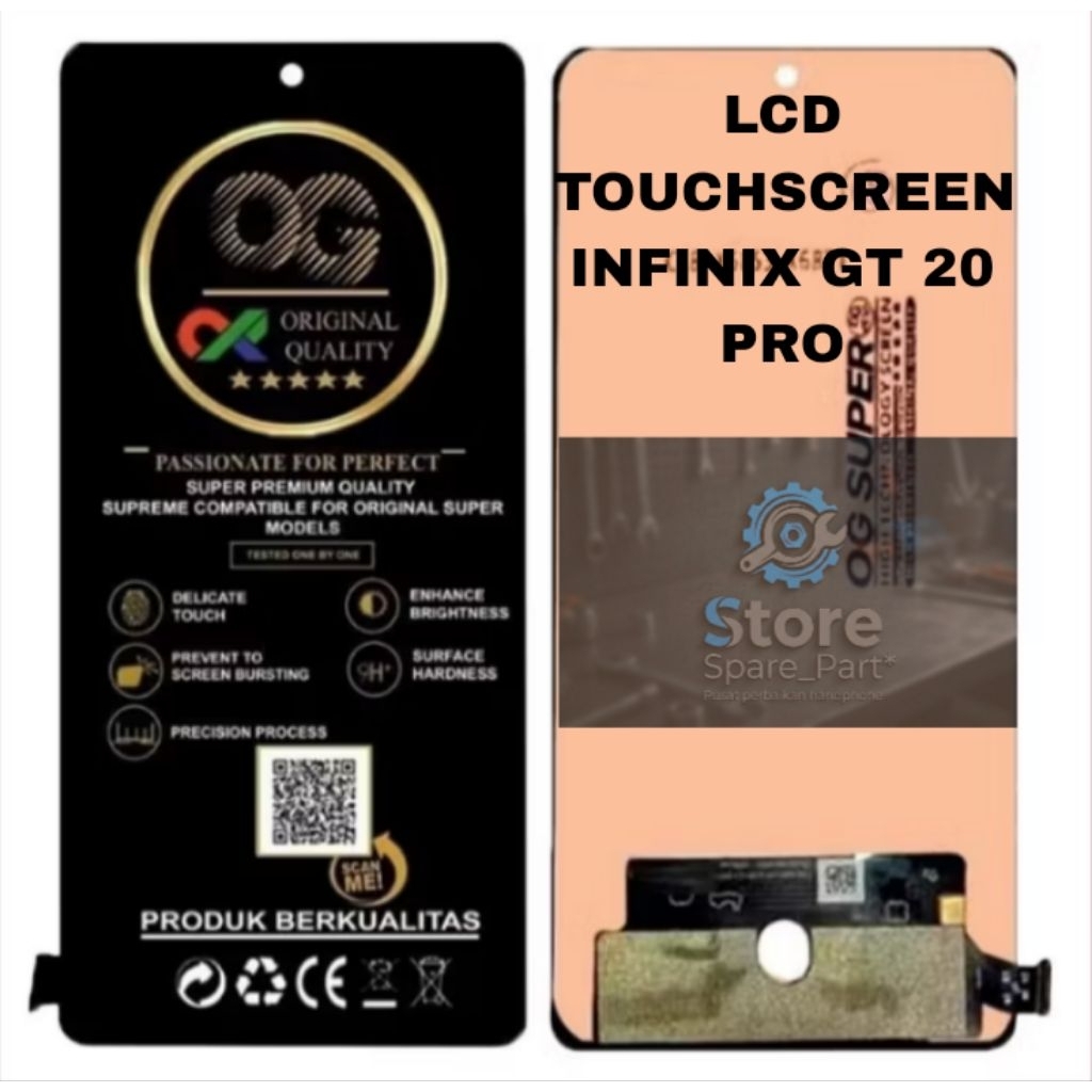 LCD TOUCHSCREEN INFINIX GT 20 PRO OG SUPER ORIGINAL FULLSET