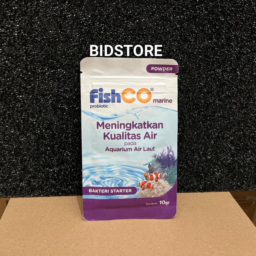 Bakteri Starter Probiotik FISHCO Aquarium Air Laut 10gr
