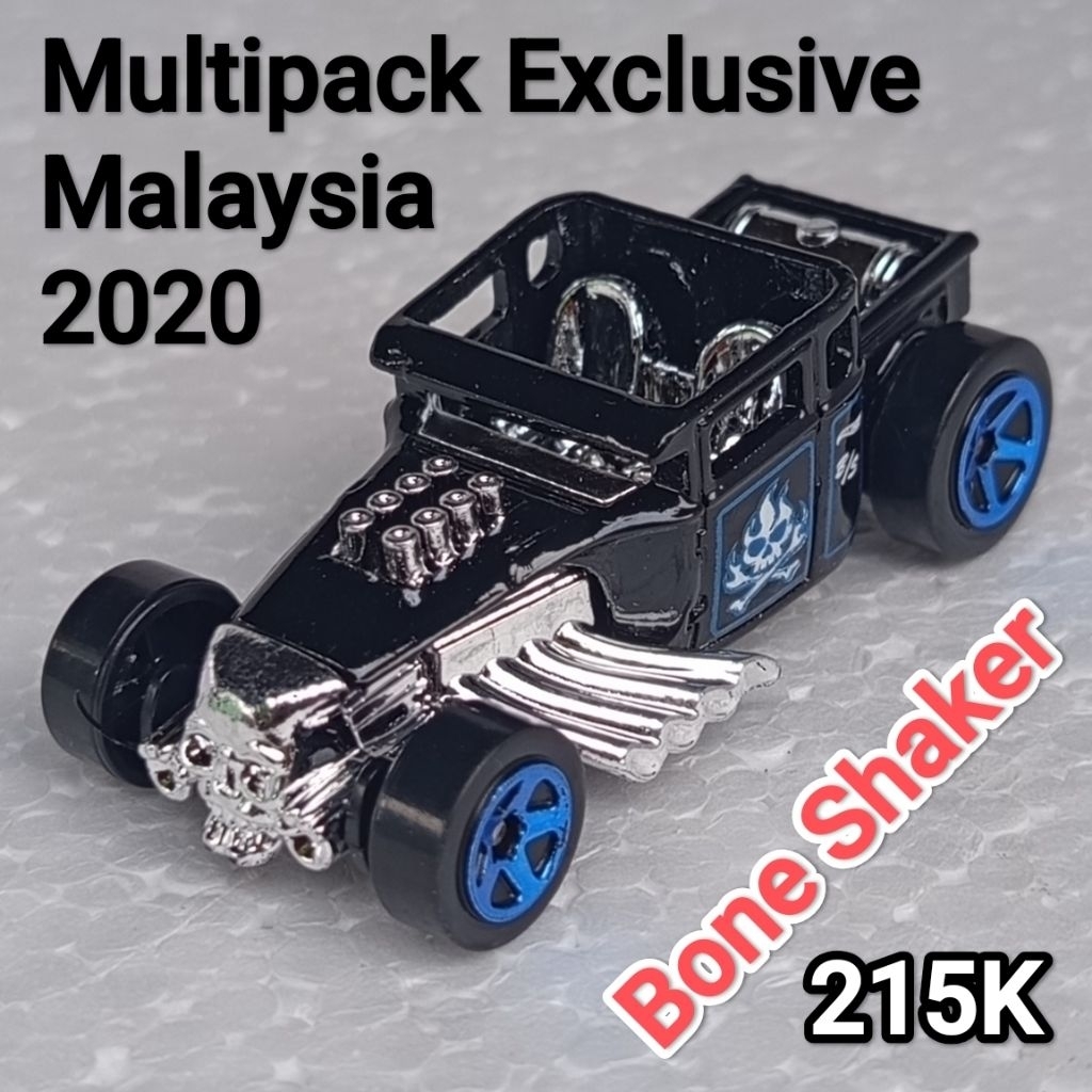 Hot Wheels Multipack Exclusive Bone Shaker Hitam Loose