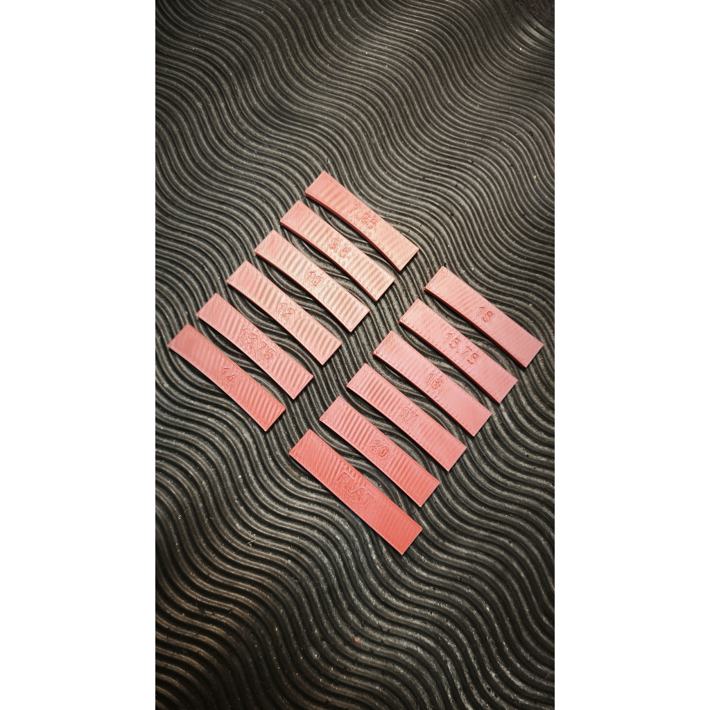 Insert Fret Press Lebar 63mm Warna Merah untuk Peralatan Refret Gitar dan Bass (1 Set)
