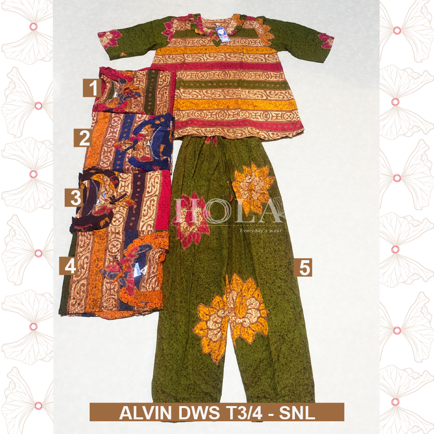HOLA_FASH | C- Setelan Cp Alvin Dewasa tangan 3/4 , Setelan Batik, Homie oneset, setcel rumah adem