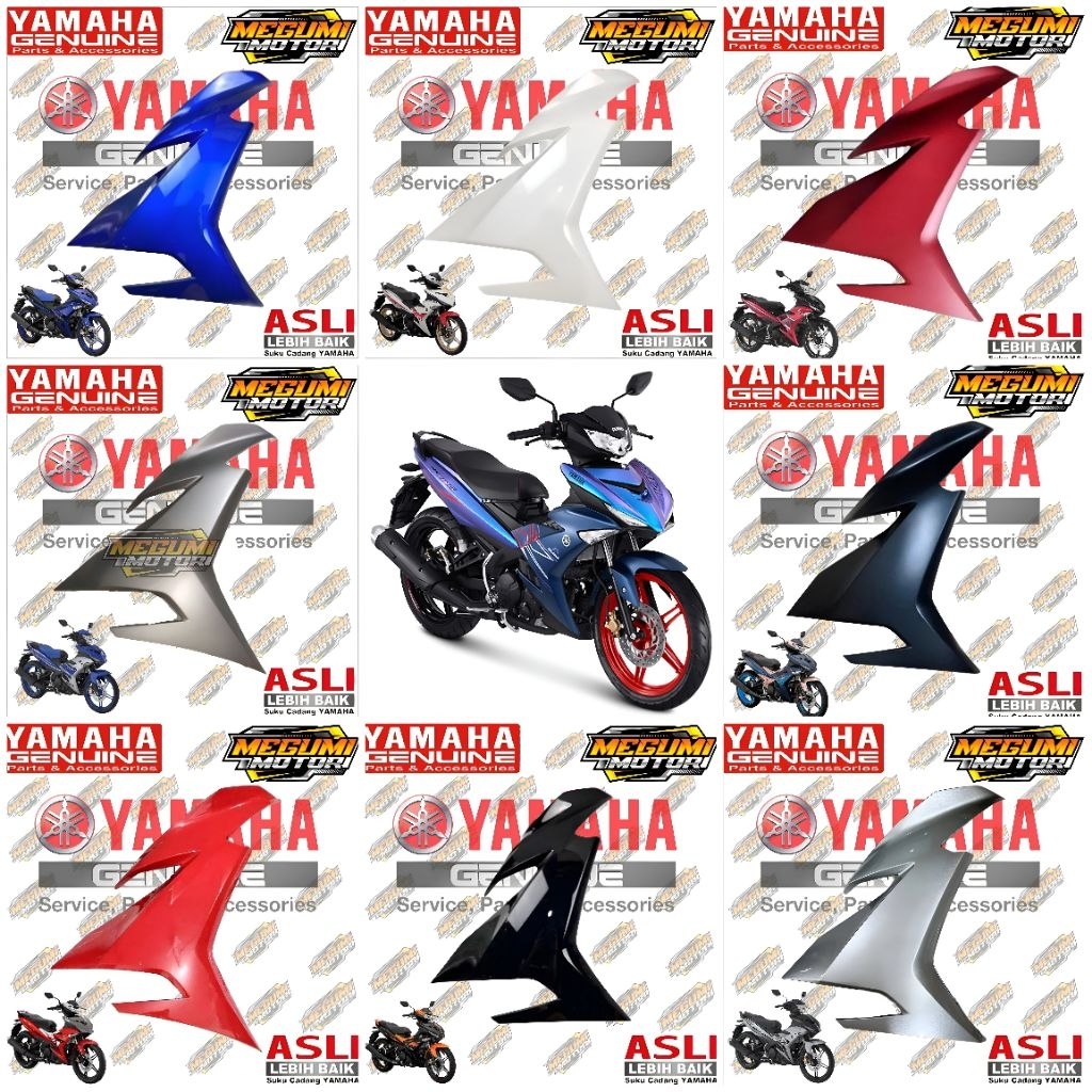 SAYAP DEPAN JUPITER MX KING 150 V1-V2 KANAN KIRI ORIGINAL YAMAHA 2PV-F835V-00 2PV-F835U-00