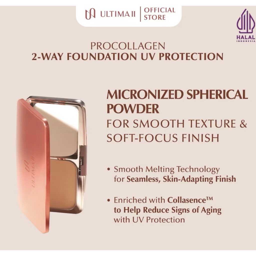 Ultima II procolagen 2 way foundation/ Reffil ultima procolagen 2 way foundation