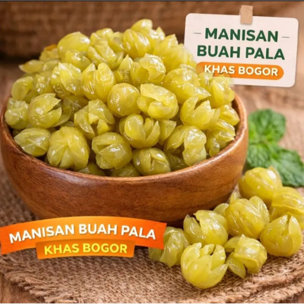 TERMURAHHH... 1 KG - MANISAN PALA MANADO  / PALA BASAH