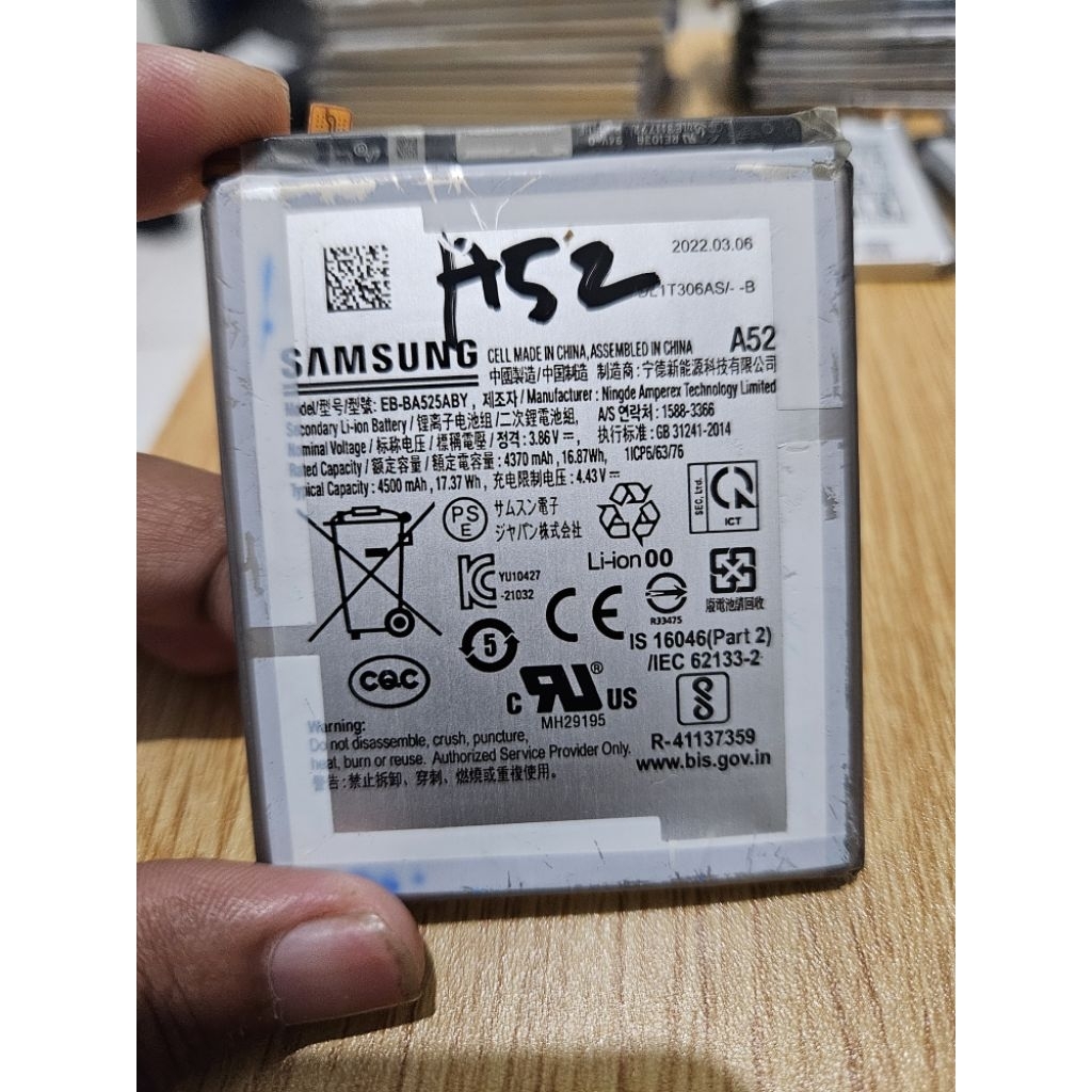 Batre Samsung A52 copotan EB-BA525ABY