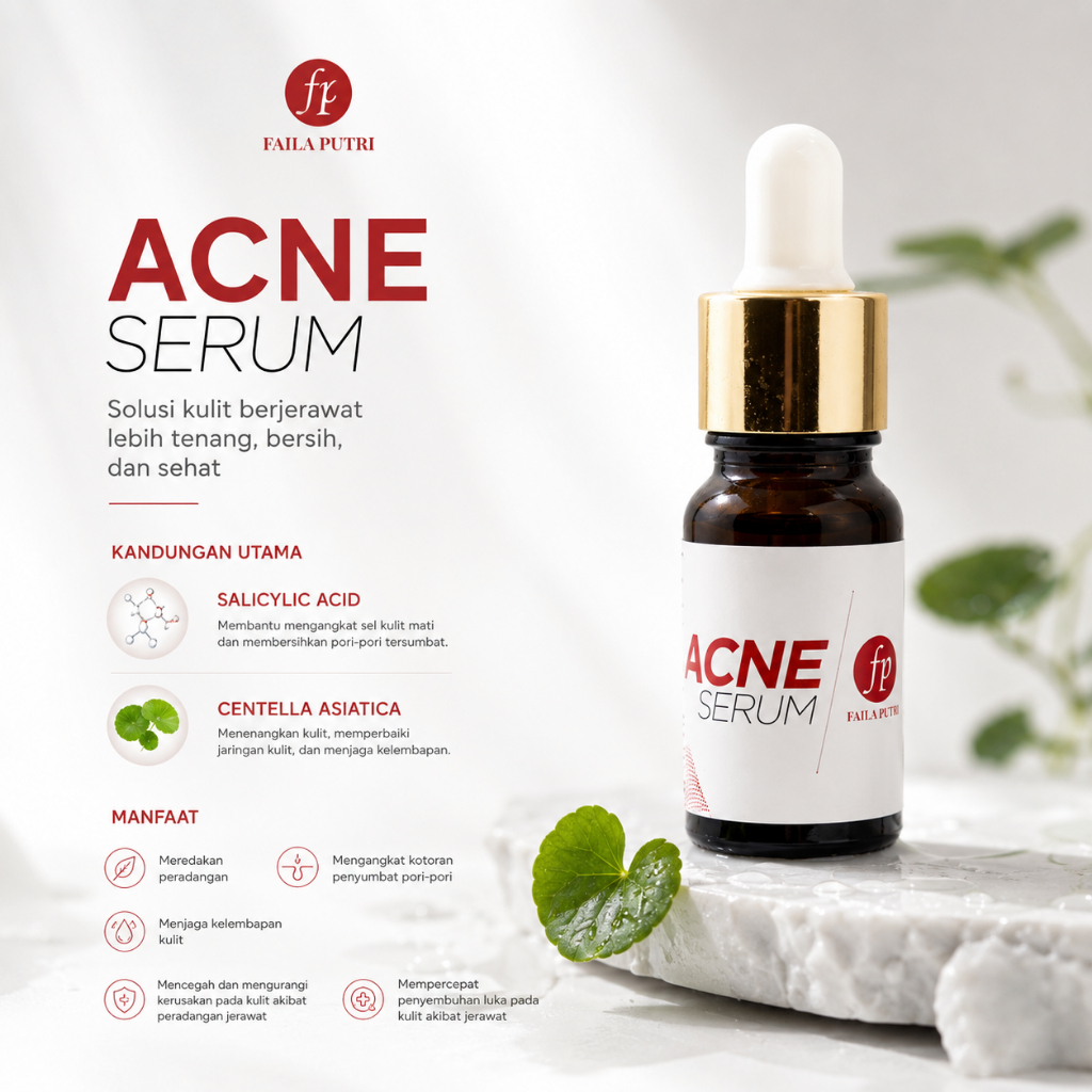 FAILA PUTRI Acne Serum Anti Jerawat - mengurangi timbulnya jerawat