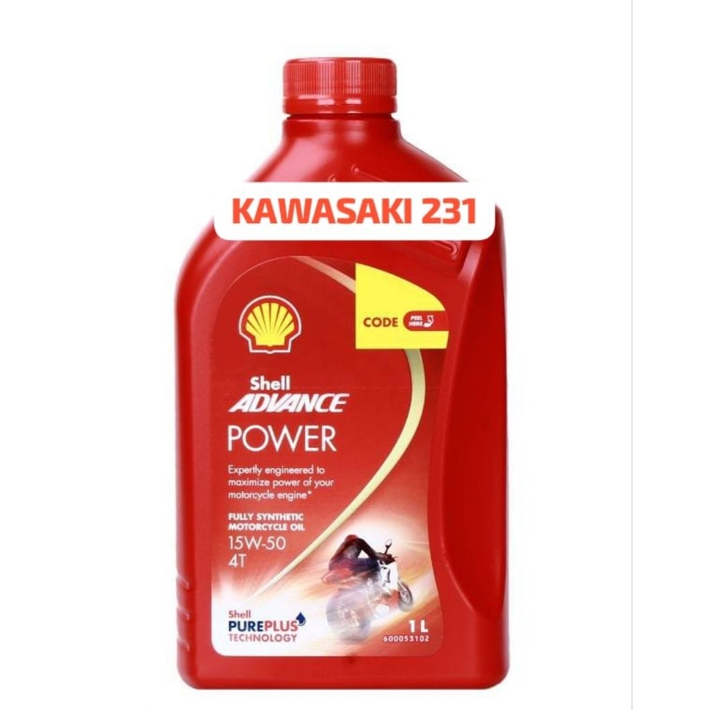 Oli Mesin Shell Advance Ultra V Power 15W-50 Original 1 Liter