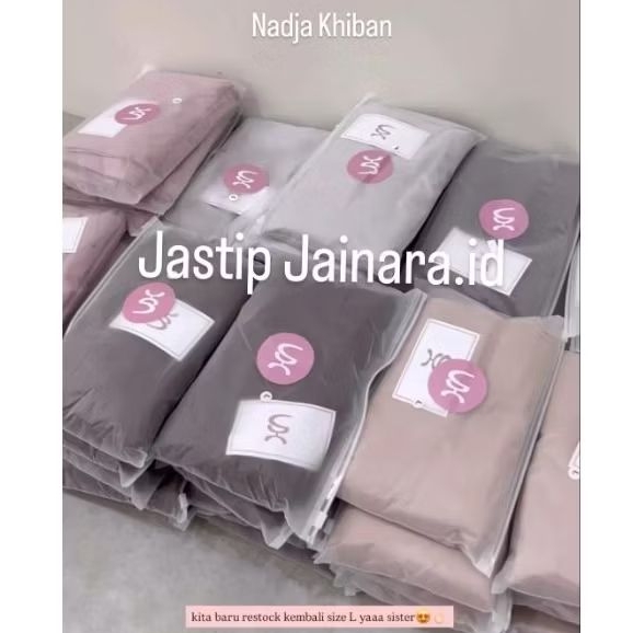 Nadja Khiban Vanilla Hijab / Khiban Vanilla Hijab / Jastip Vanilla Hijab / Jelbab Khiban