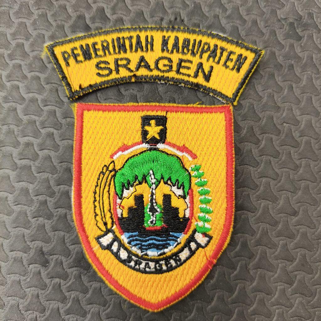 LOGO BORDIR KABUPATEN SRAGEN / BORDIR LOGO KABUPATEN SRAGEN / BADGE KABUPATEN SRAGEN