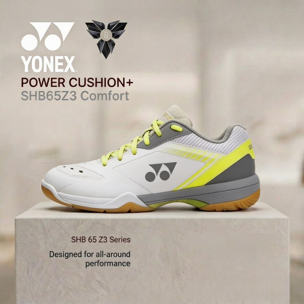 YONEX SHB 65 Z3 POWER CUSHION SHB65 Z 3 KME MEX WEX Comfort Power Cushion White lime