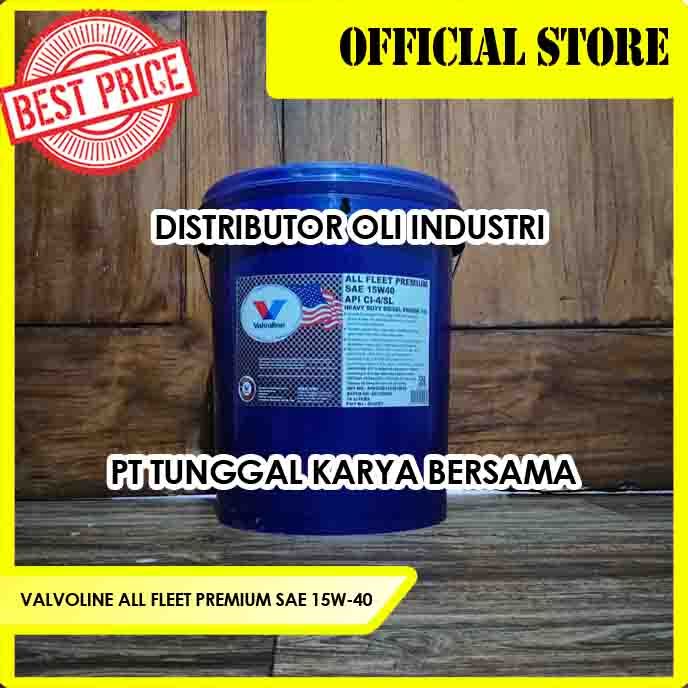 VALVOLINE ALL FLEET PREMIUM 15W-40 ( Ready Stock - 18 L )