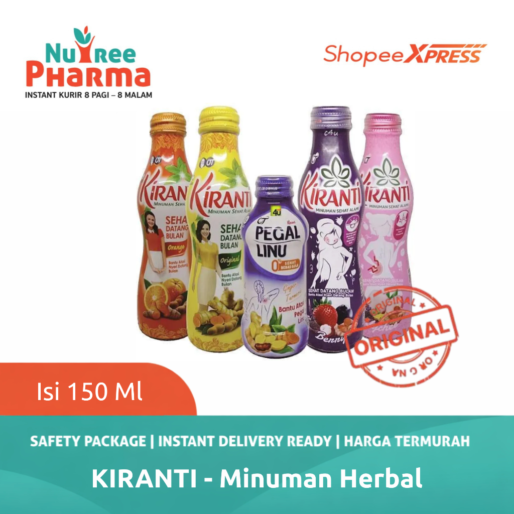 KIRANTI - KIRANTI ORANGE - KIRANTI PEGAL LINU - KIRANTI ORIGINAL - HERBAL - OBAT JAMU - MINUMAN