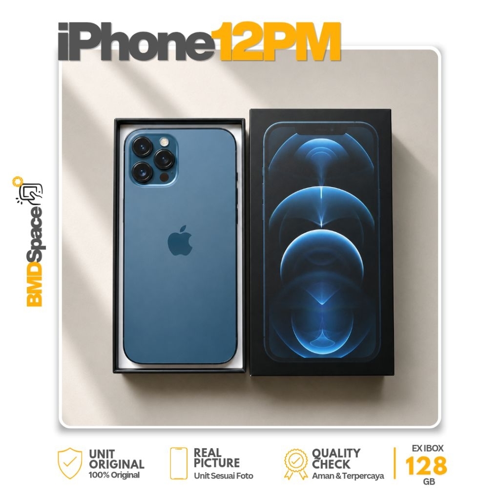 IPHONE 12 PRO MAX 128GB SECOND IBOX PACIFIC BLUE