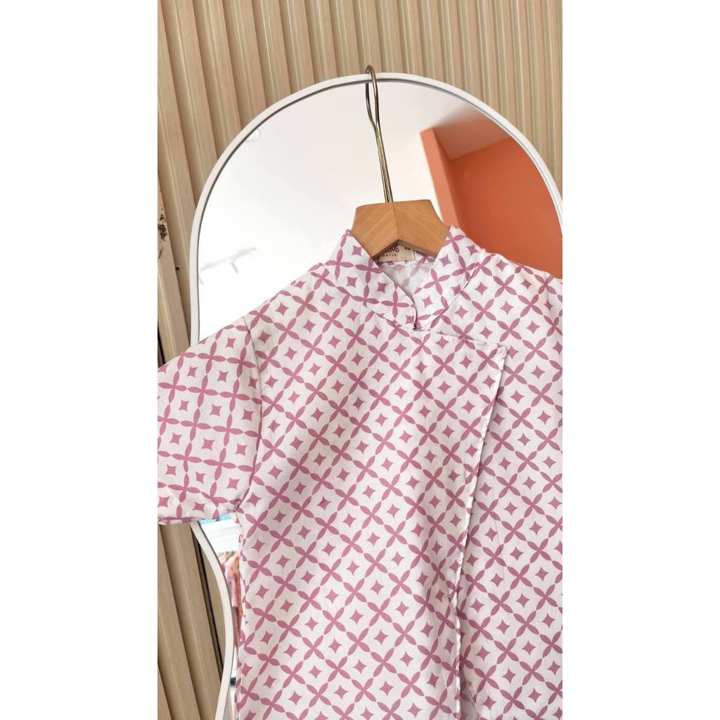 Bekids Batik - Oneset Sasmaya (3-12tahun) setelan batik anak perempuan
