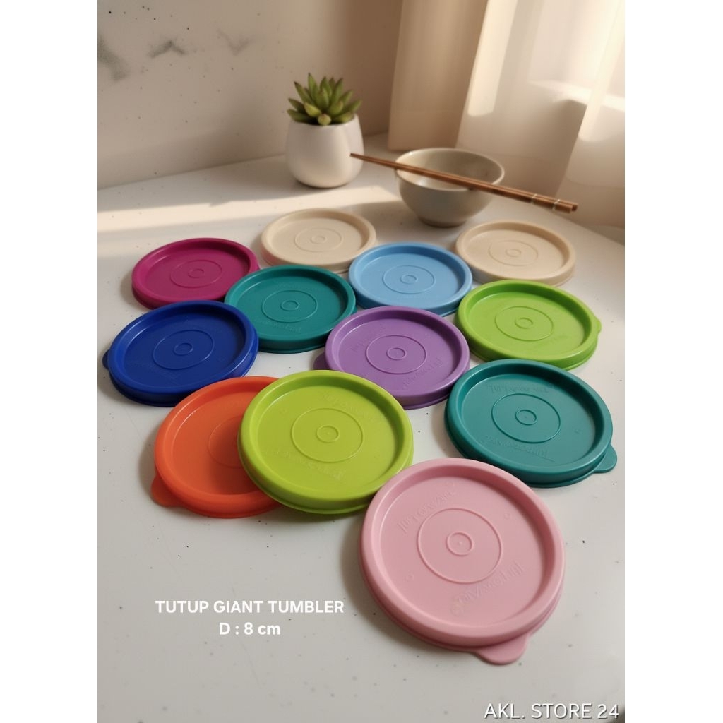 Tutup Giant 470 ml // Tumbler // Snack Cup // Tupperware Baru