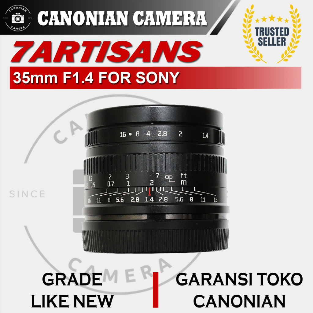 Lensa 7Artisans 35mm F1.4 For Sony Mirrorless