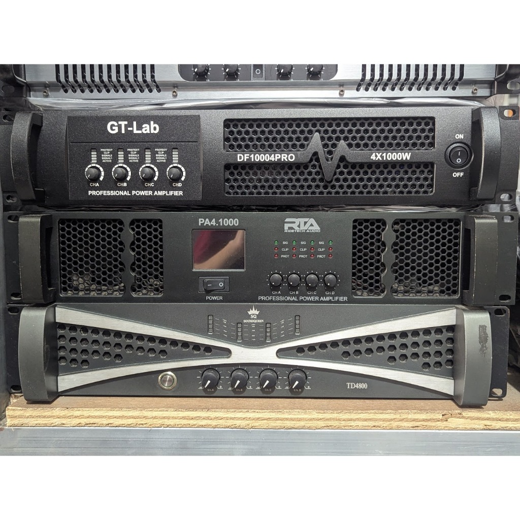 Power SoundQueen TD4800 Original SQ TD 4800 4 channel 4 x 1200 watt (PACKING KAYU)