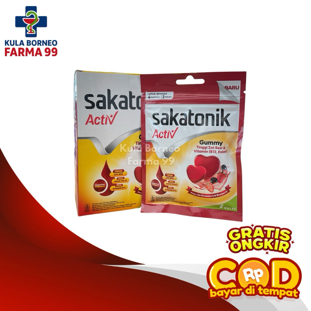 Sakatonik Activ Gummy - Multivitamin Zat Besi
