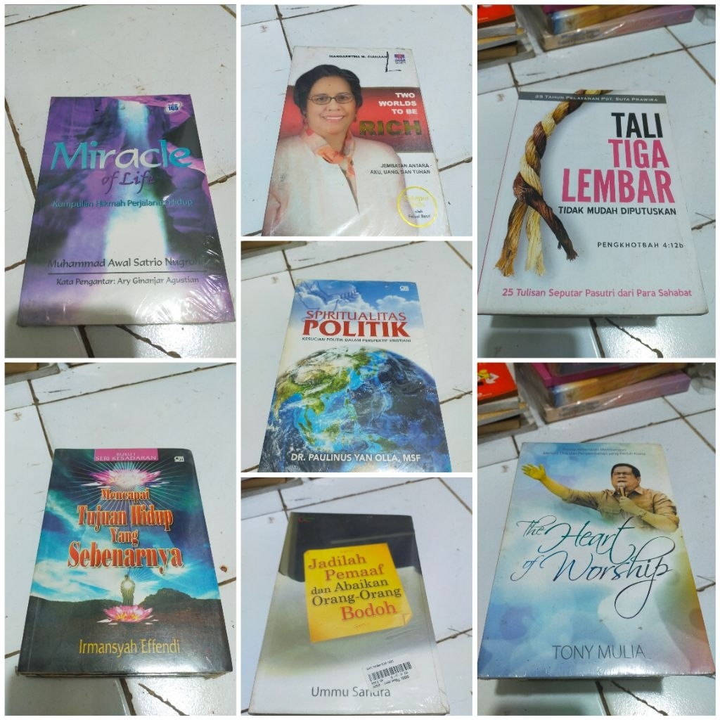 Mencapai tujuan hidup yang sebenarnya / Miracle of life / Two worlds to be Rich / Spiritualitas poli