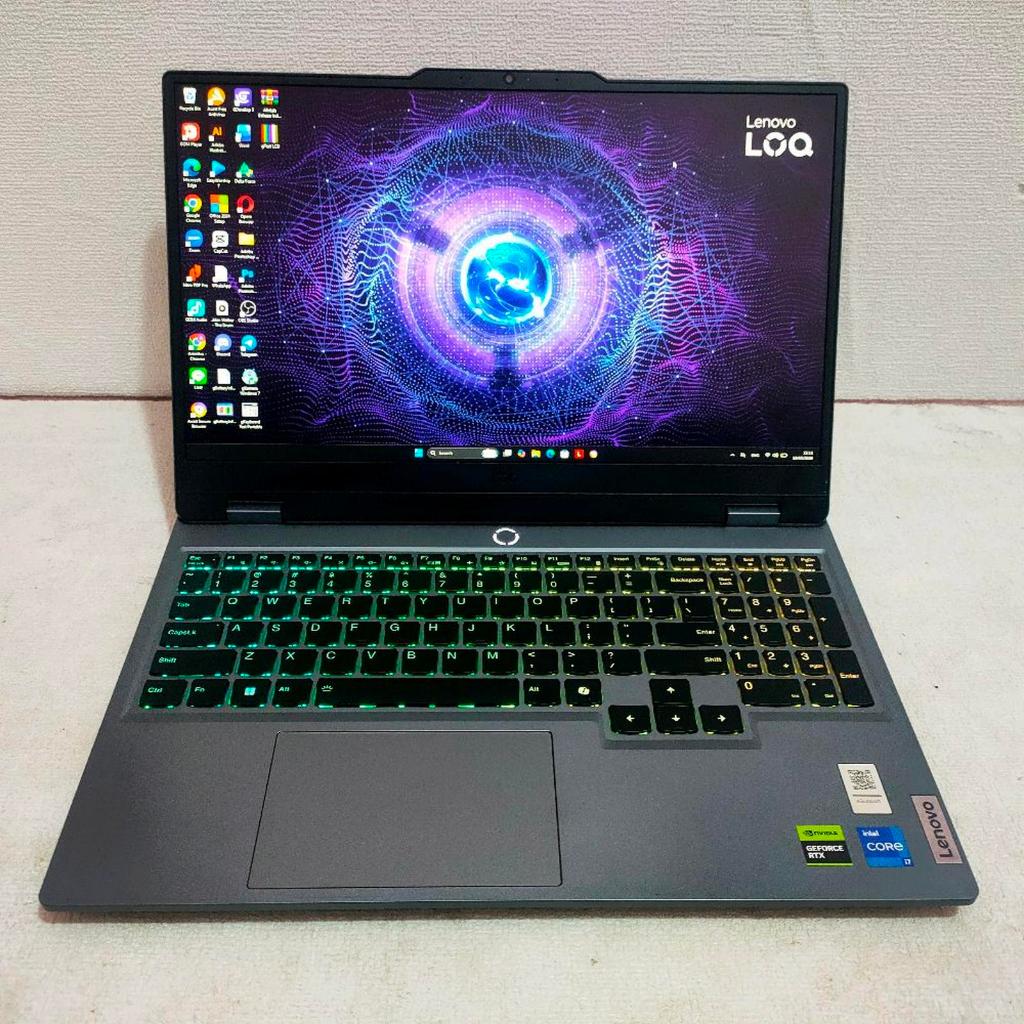 Lenovo loq i7 13650HX Ram 12 ssd 512 vga rtx 4050 w11 second