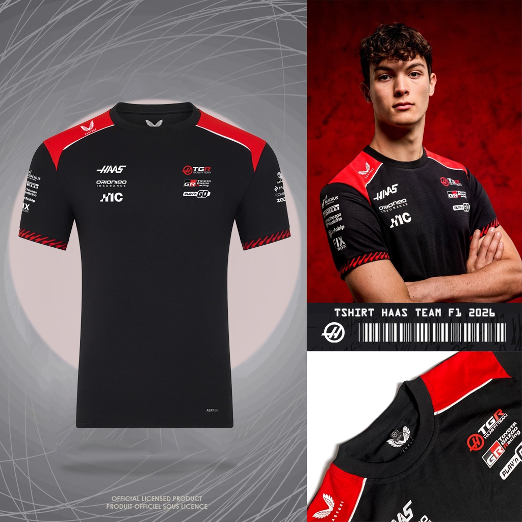 TSHIRT HAAS F1 2026 KAOS FORMULA ONE F1 PREMIUM GRADE ORIGINAL