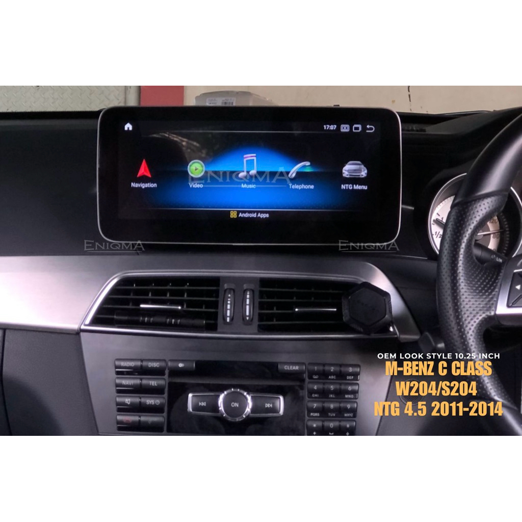 Android OEM MercedesBenz W204 C200 tahun 2012