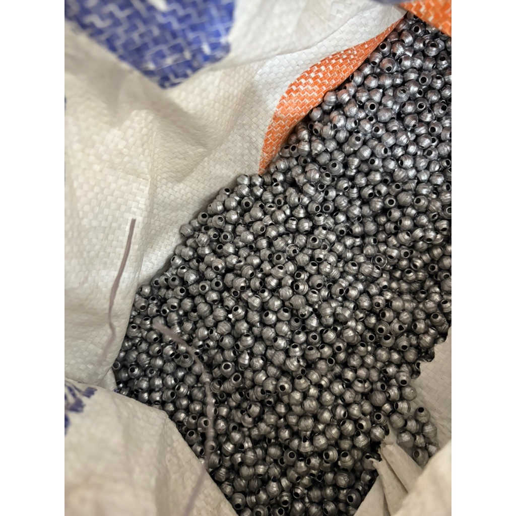 TIMAH JAGUNG NO.1-2-3-4 (1 KILO ) / TIMAH PEMBERAT JALA READY STOCK SIAP KIRIM COD