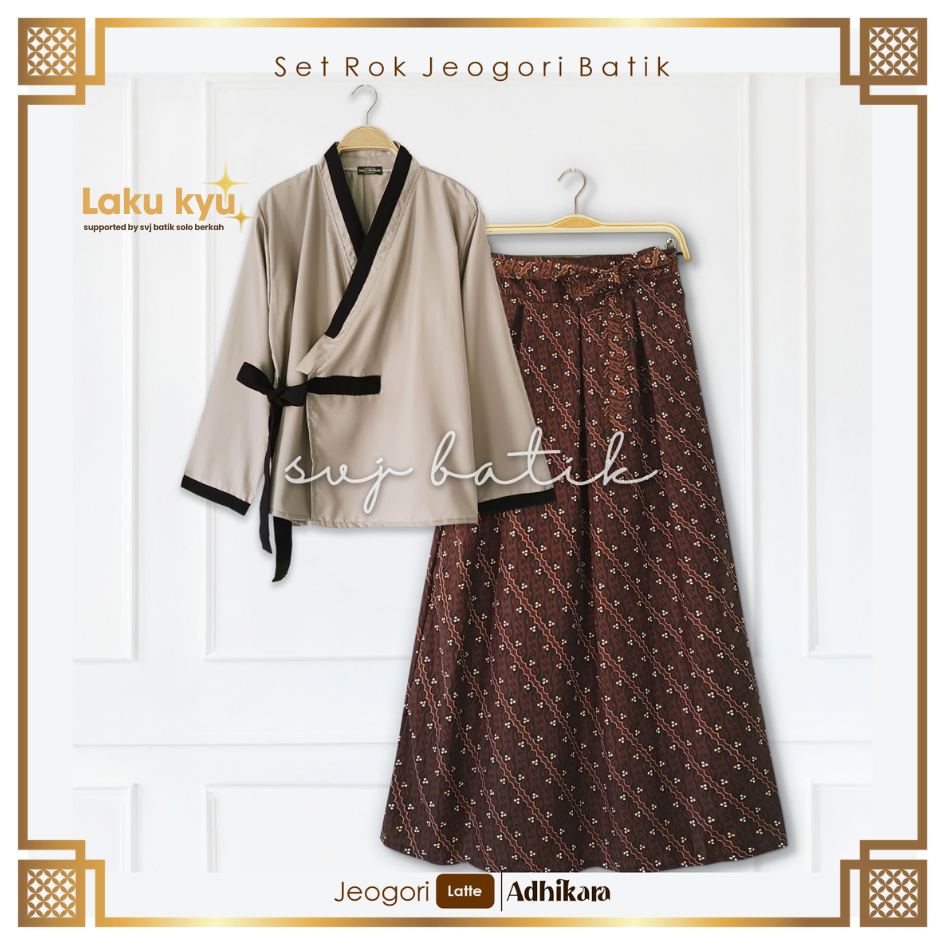 ATASAN BATIK WANITA BATIK SET MODERN OUTER SET KERIS NAVY ORIGINAL BY SVJ FREE MASKER