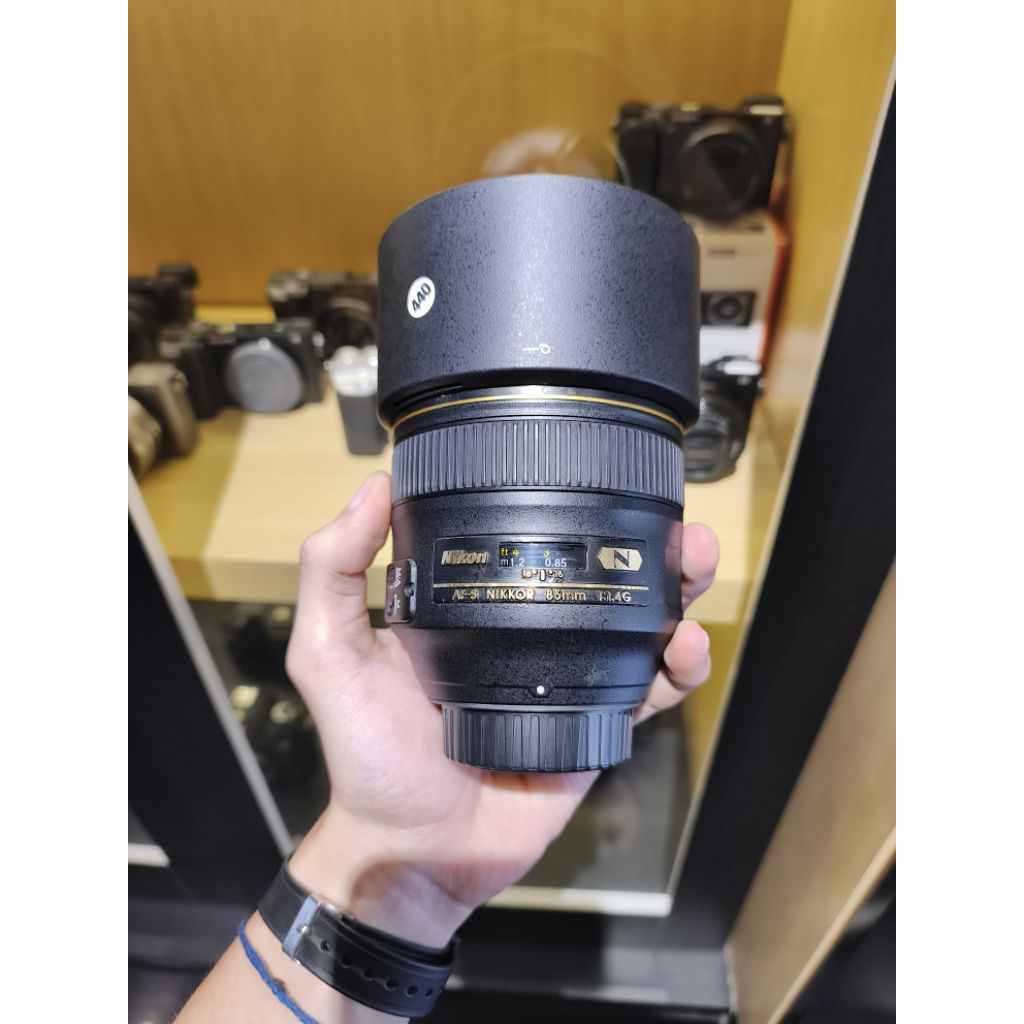 Lensa Nikon AFS 85mm F1.4 G Nano. Good Condition