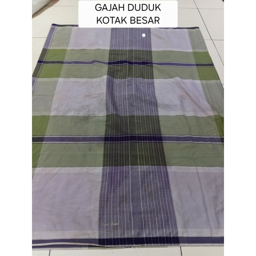 Sarung Gajah Duduk Kotak Besar Second