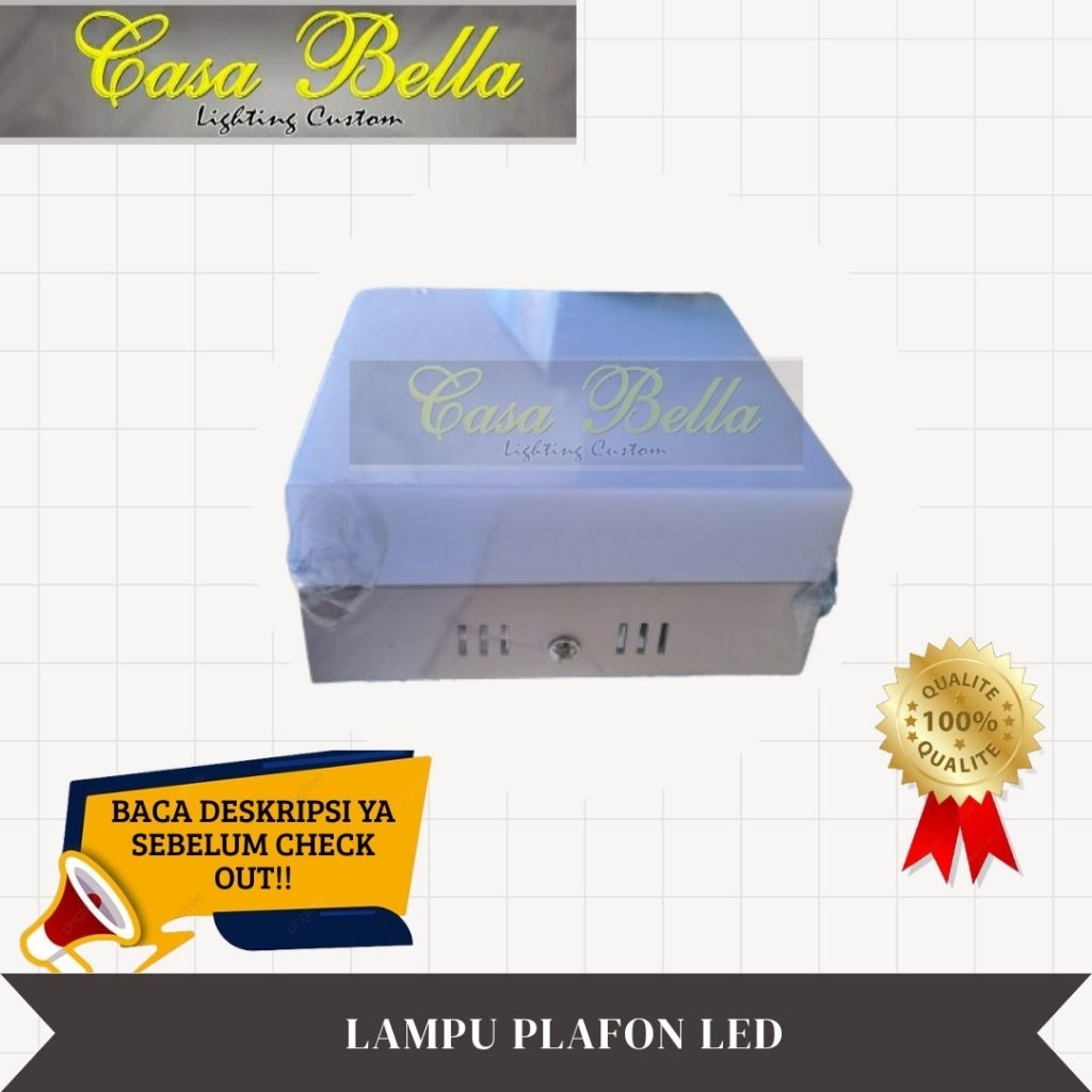 Lampu Plafon Kotak LED 6Watt, 12Watt, 18 Watt