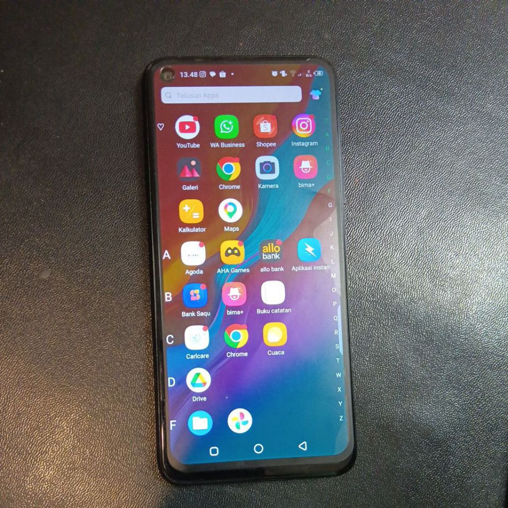 HP INFINIX HOT 9 RAM 4/128GB ORIGINAL SECOND FULSET