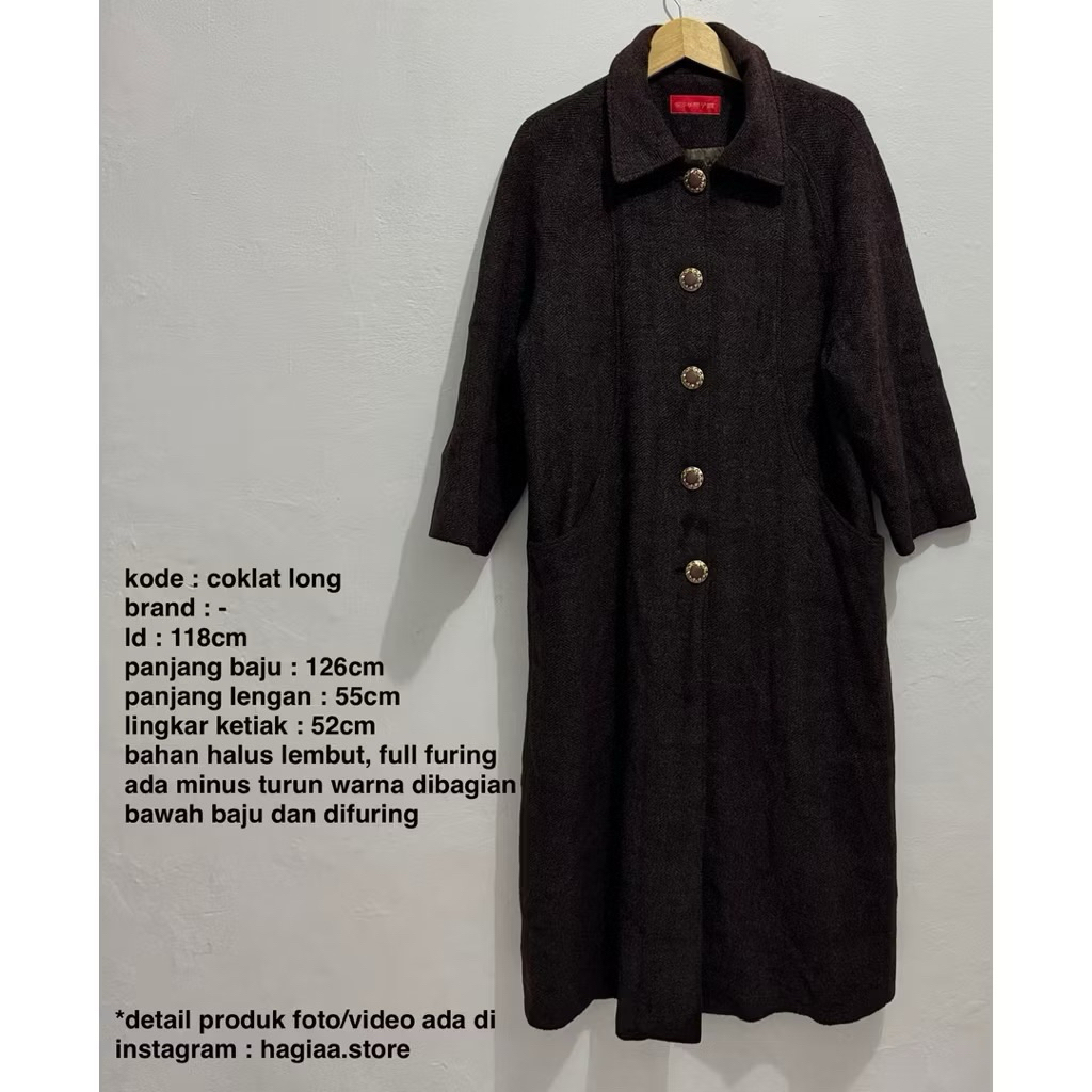 [PL] 01 WINTER COAT | LONG COAT WANITA | COAT MUSIM DINGIN | BAJU MUSIM DINGIN | WOOL CASHMERE