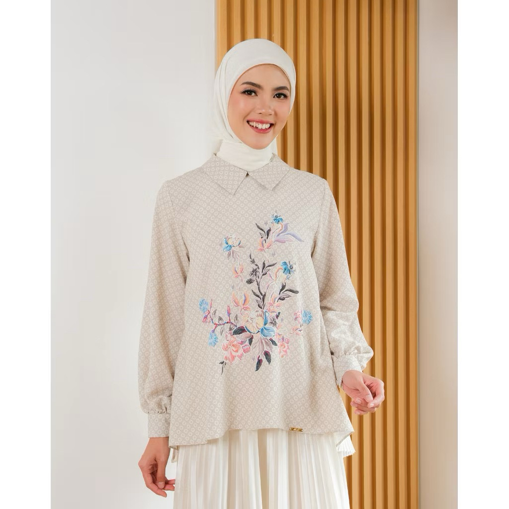 MUDA OFFICIAL SIGNATURE - SALE NEW - ADISTY BLOUSE - DOVE