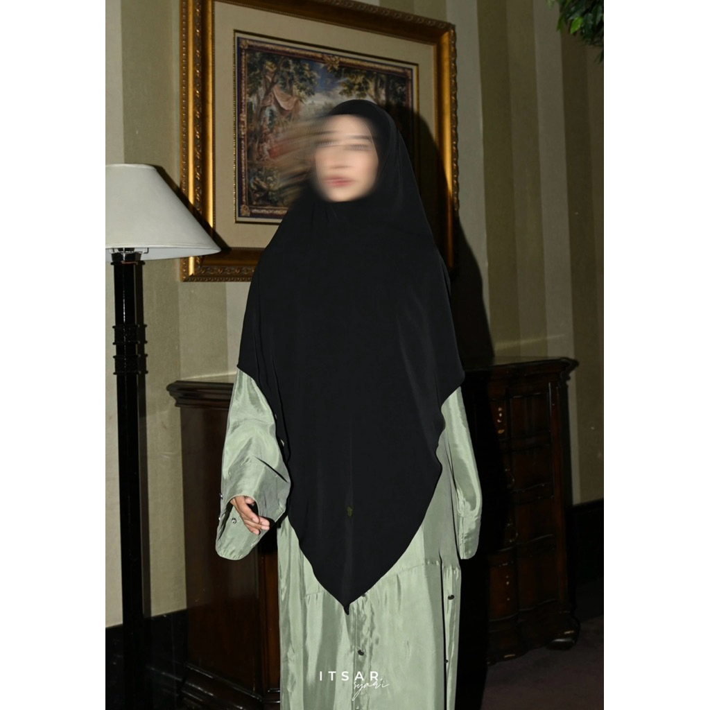 ITSAR SYARI KUFAH LUXE SLIT KHIMAR LONG KUFAH KHIMAR LONG ITSAR