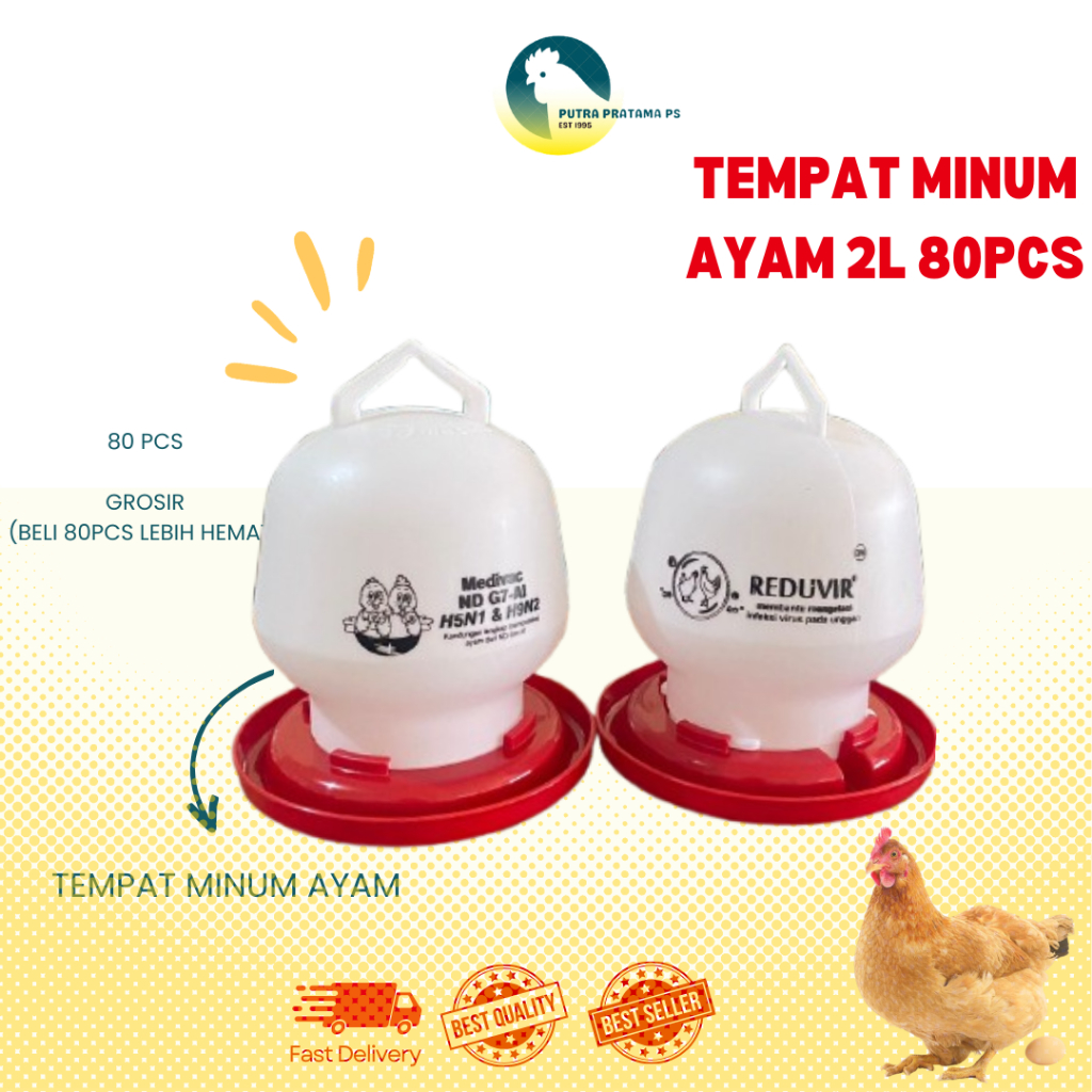 [ 80 PCS ] Tempat Minum 2 Liter Medion