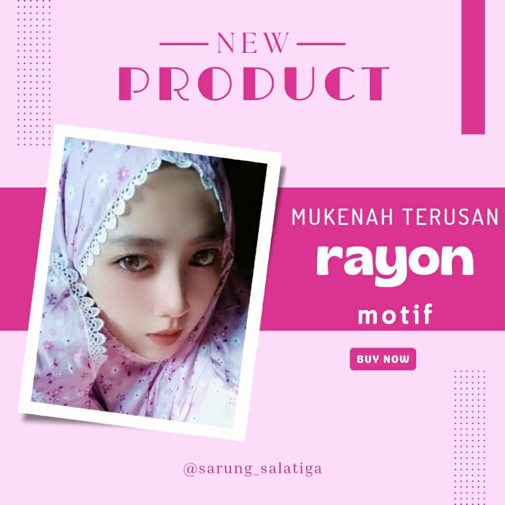 Mukenah Terusan Rayon